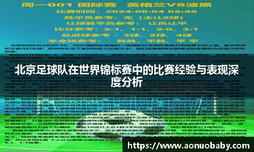 北京足球队在世界锦标赛中的比赛经验与表现深度分析